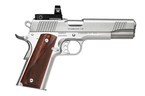 Kimber Stainless Lw 9mm Semi Automatic Pistol With Vortex Venom Red Dot