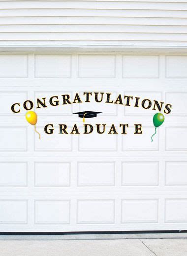 Graduation Garage Door Magnet Set Garage Doors Garage