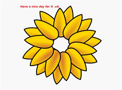Free Free 342 Clipart Sunflower Simple SVG PNG EPS DXF File