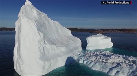 Roughly 90% of icebergs seen off newfoundland and labrador come from the glaciers of western greenland, while the rest come from glaciers in canada's arctic. Massive iceberg seen in Newfoundland - ABC7 San Francisco