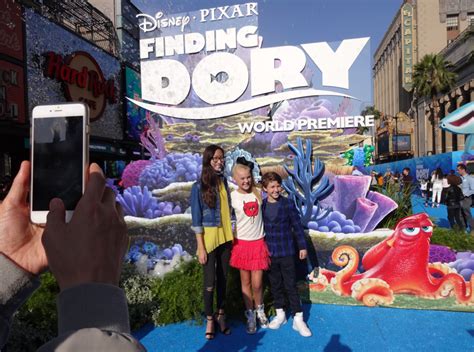 Walking The Blue Carpet At The World Premiere Of Finding Dory A