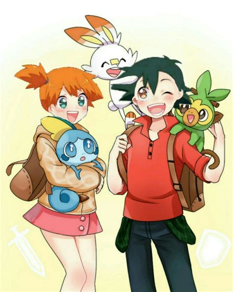 Drawings Ash And Misty In Galar R PokemonSwordAndShield