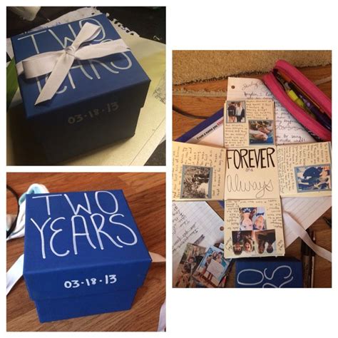 We did not find results for: Anniversary box. For my boyfriend and I's 2 year I made ...