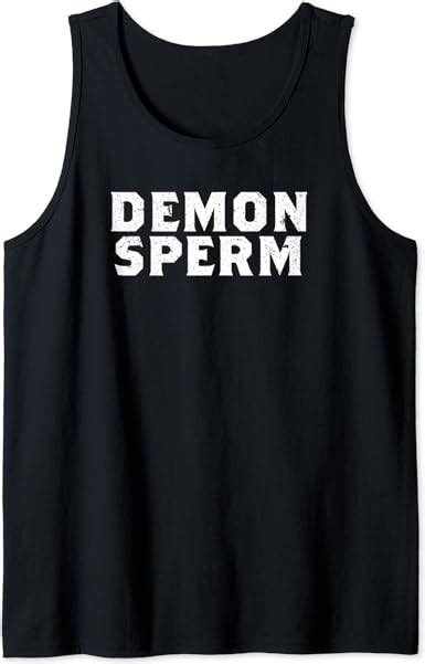 Amazon Demon Sperm Tank Top Clothing