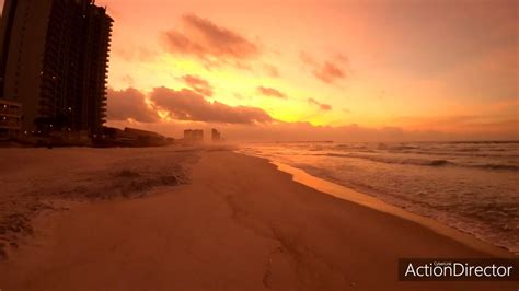 Beautiful Sunrise At Panama City Beach Youtube
