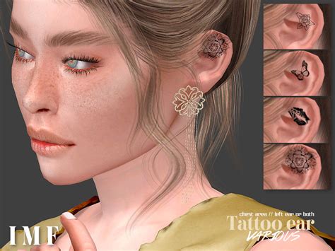 The Sims Resource Imf Tattoo Ears Various