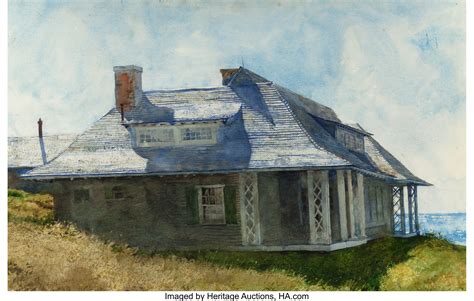 Jamie Wyeth American B 1946 Partridge House Monhegan Island