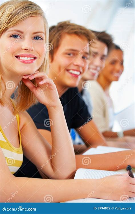 Young Study Group Stock Photo Image Of Home Line Classroom 3794922