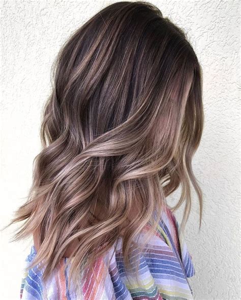 3 Soft Cool Toned Ash Brown Balayage Ombre Hair Color Hair Color