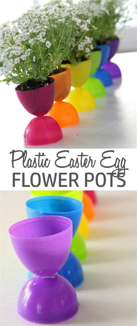Plastic Easter Egg Flower Pot For Easter Decoration Truly Hand Picked