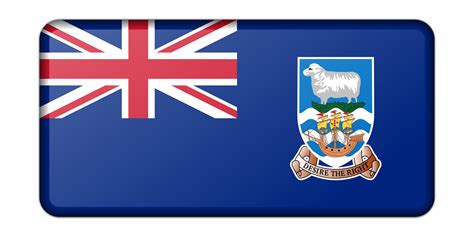 Flag Of The Falkland Islands Bevelled Island Falkland Islands Flag