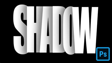 How To Create Shadow Text Effect In Photoshop How To Make Shadow Text