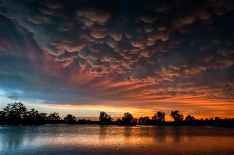 Mammatus Clouds That I Took In North Central Nebraska Photograph By