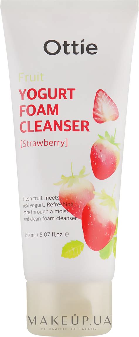 Ottie Fruits Yogurt Foam Cleanser Strawberry Пенка для лица фруктовая