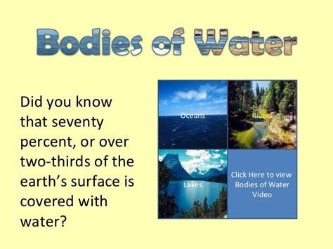 Bodies Of Water
