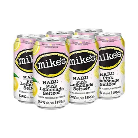 Shop Online Mikes Hard Pink Lemonade Seltzer From Calgary Crown Cellars