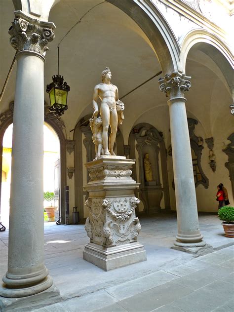 Bandinellis Statue Of Orpheus At Palazzo Medici Riccardi Florence