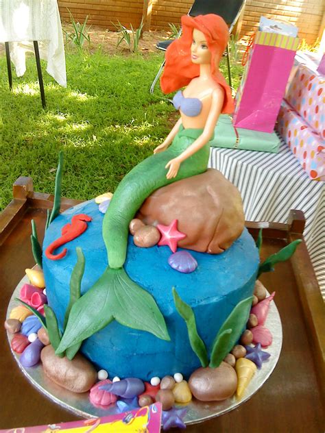 Mermaid Cake Little Mermaid Birthday Cake Little Mermaid Cakes Little Mermaid Parties Mermaid