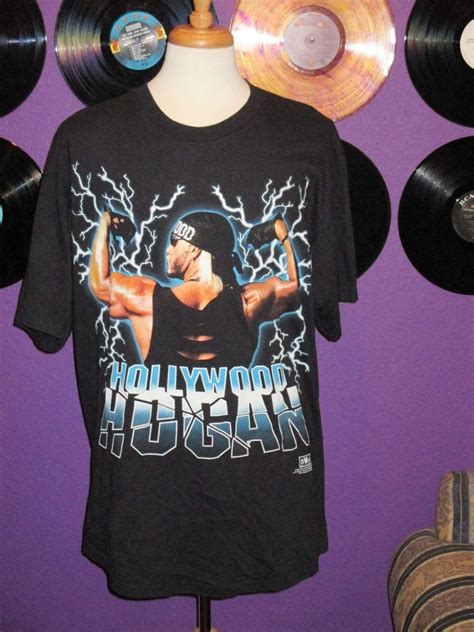 1998 Nwo Wcw Wrestling Hollywood Hulk Hogan Portrait Mens Shirt Xxl