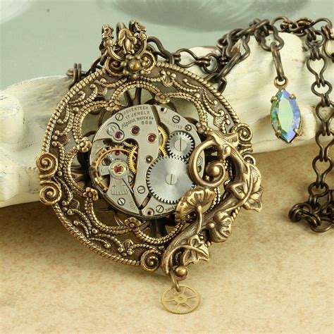 Steampunk Necklace Steampunk Jewelry Steampunk Pendant