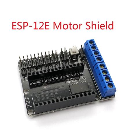 Nodemcu Motor Shield Board L293d For Esp 12e From Esp8266 Esp 12e Kit