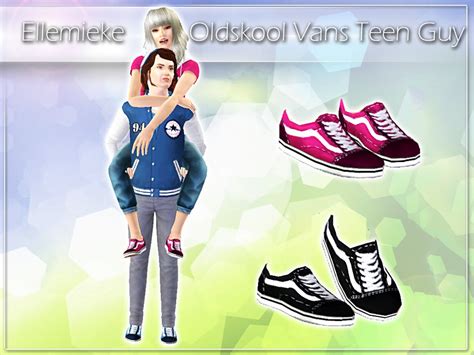 The Sims Resource Oldskool Vans For Teen Guys