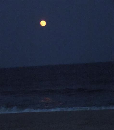 The Jersey Shore Moon Over The Ocean 2012 Jthomasross