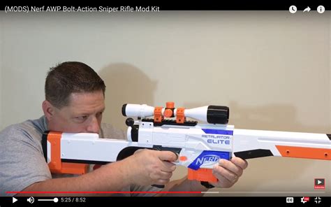 Cj Nerf в Twitter Nerf Awp Bolt Action Sniper Rifle Mod Kit Check