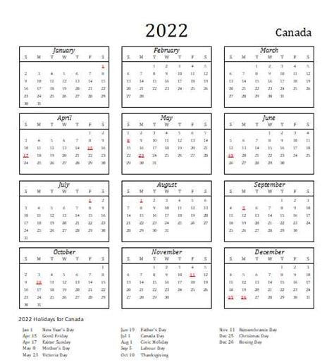 May 2022 Calendar Holidays Canada Month Calendar Printable