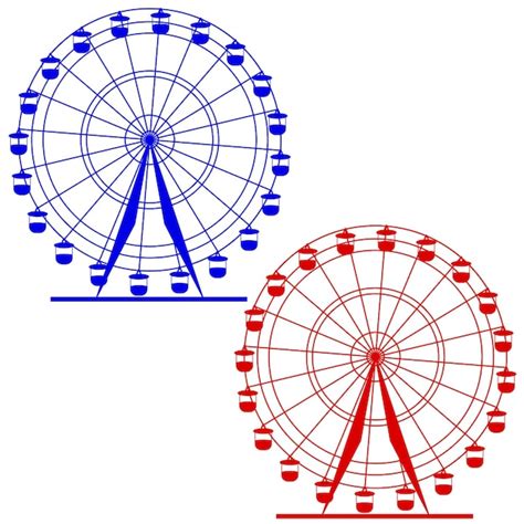 Ferris Wheel Vectors And Illustrations For Free Download Freepik