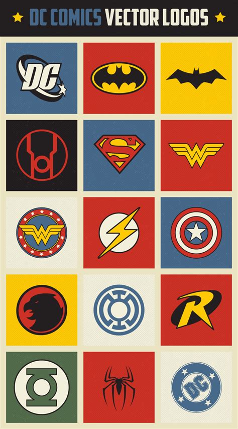 All Dc Superhero Logos