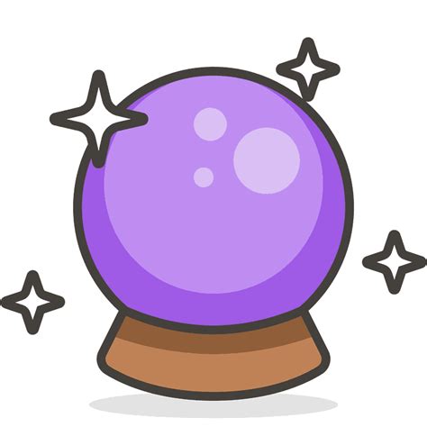 Chrystal Ball Emoji Transparent Png Letitbejspblog