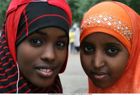 Two Beautiful Ethnic Somali Girls From Mogadishu In