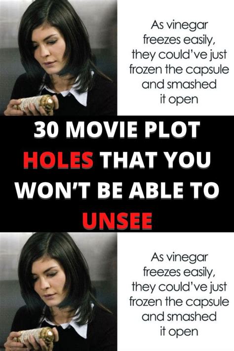 30 Movie Plot Holes That You Wont Be Able To Unsee Movie Plot Holes