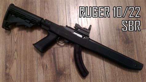 Ruger 1022 Sbr W Dlask 11 Barrel First Shots And Accuracy Demo