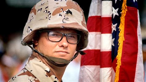 Army Guy Wears Glasses