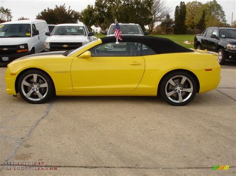 2011 Chevrolet Camaro Ssrs Convertible In Rally Yellow Photo 9