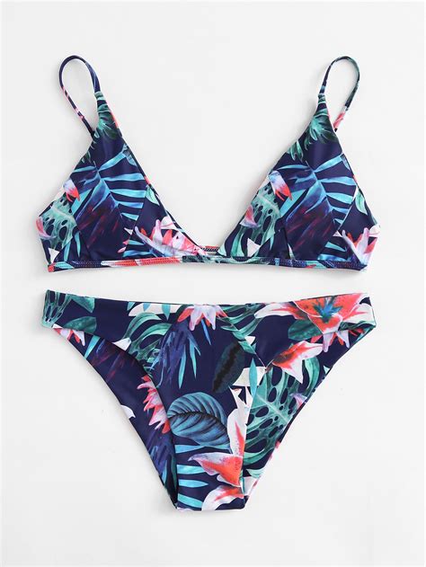 jungle print bikini set bikinis printed bikini sets swimwear