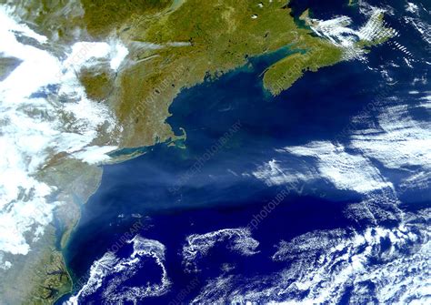 North Western Atlantic Satellite Image Stock Image E2800337