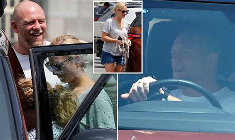 Zara Tindalls Husband Mike Drives Them Around On The Gold Coast After