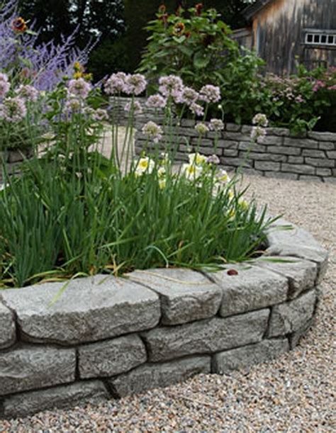 10 Stone Edged Flower Beds