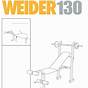 Weider 8510 Home Gym Assembly Instructions