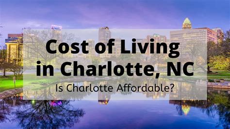 Cost Of Living In Charlotte Nc Is Charlotte Affordable 💰 Data