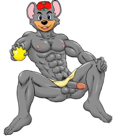 Rule 34 Abs Anthro Chuck E Cheese Chuck E Cheese Franchise Front View Grey Fur Male Male
