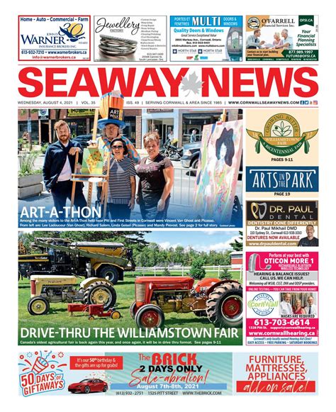 Cornwall Seaway News August 4 2021 Edition By Cornwall Seaway News Issuu