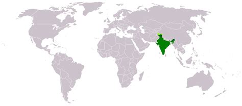 India Location World Map Maps Of India
