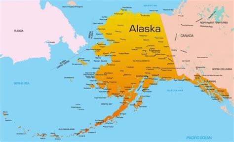Alaska On The Map Wander Lord