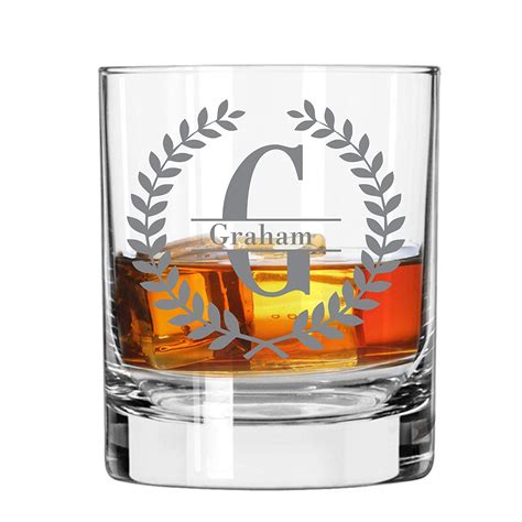 Personalized Scotch Whiskey Glasses Set Of 2 Old Fashioned Barware Glassware 10 25