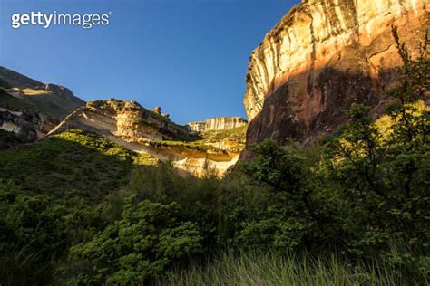 The Sandstone Cliffs Of Golden Gate Highlands National Park In The Free