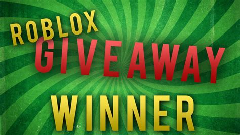 Robux Giveaway Winners Who Won 1000 Robux For 5 Winners